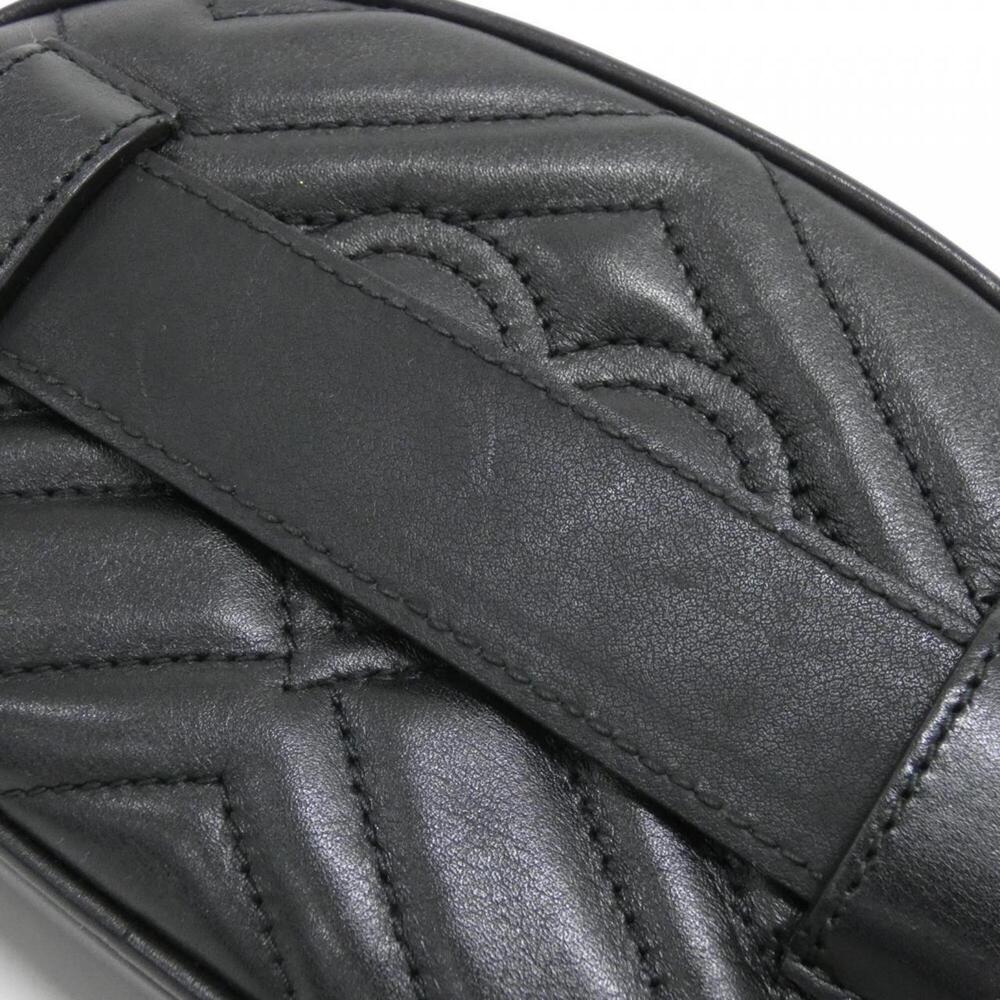 GUCCI Authentic Black GG Marmont Fanny Pack - Picture 8 of 9